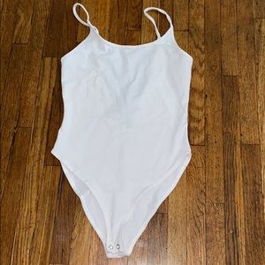Forever 21 white bodysuit brand new size small